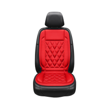 (1 glamour red) New Auto Electric Heated Pad 12V Heated Car Seat Cushion Winter Car Seat Pad Car Heated Seat Covers Universal Conjoined Supplies