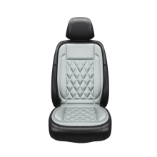 (1 Elegant grey) New Auto Electric Heated Pad 12V Heated Car Seat Cushion Winter Car Seat Pad Car Heated Seat Covers Universal Conjoined Supplies