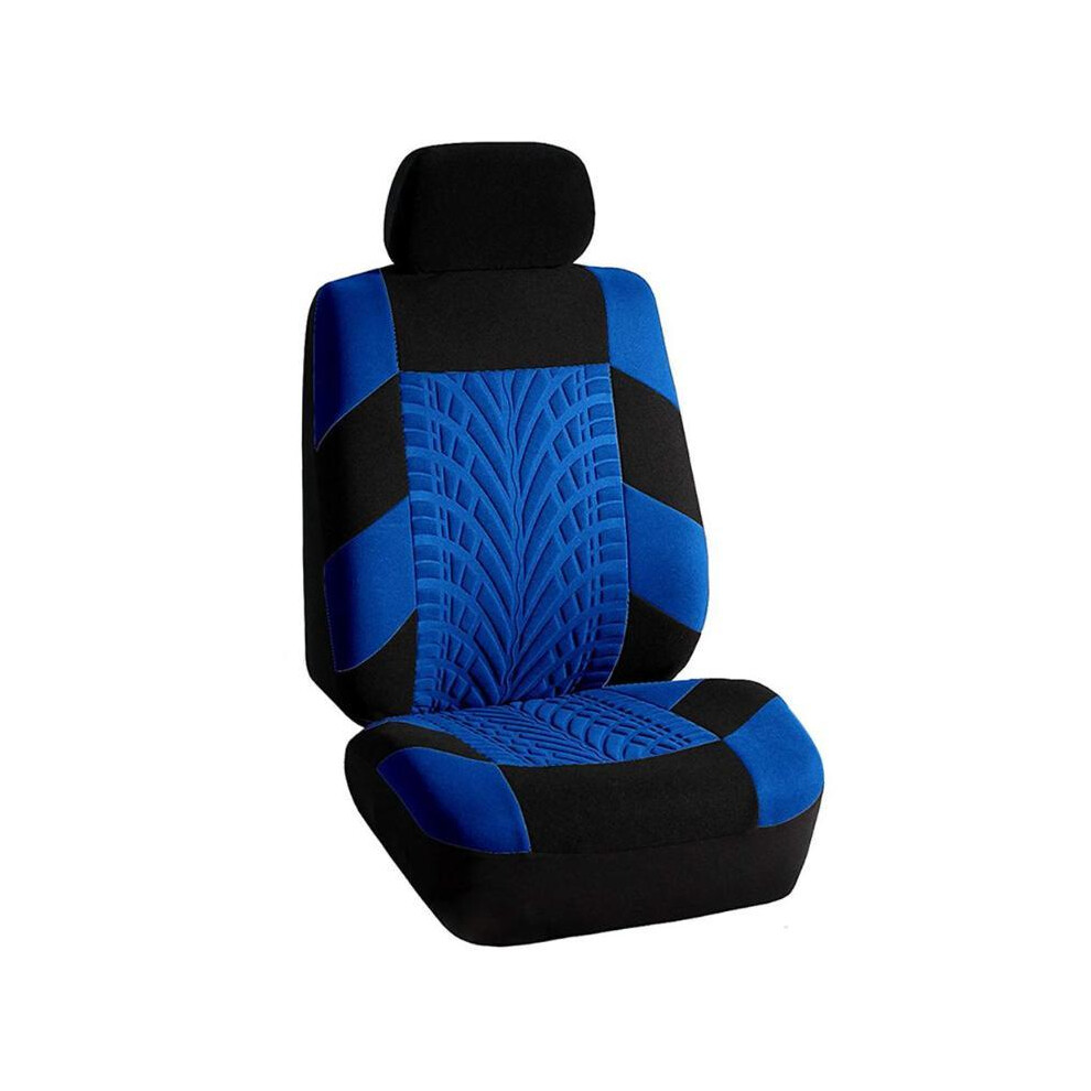 (1 Seat ) Car Seat Covers Fit Most Car Truck Suv Van Breathable Auto Seat Cushion Protector Polyester Cloth Universal Interior Accessories Blue 9459326809940