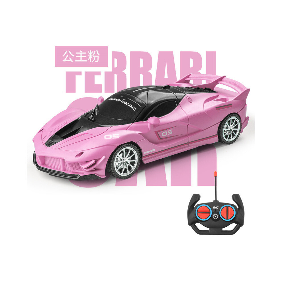 (15-FLL-pink) 2.4G RC Car Toy Radio Remote Control Cars High-speed Led Light Sports Car Stunt Drift Racing Car Toys For Boys Christmas Gifts Toy Cars