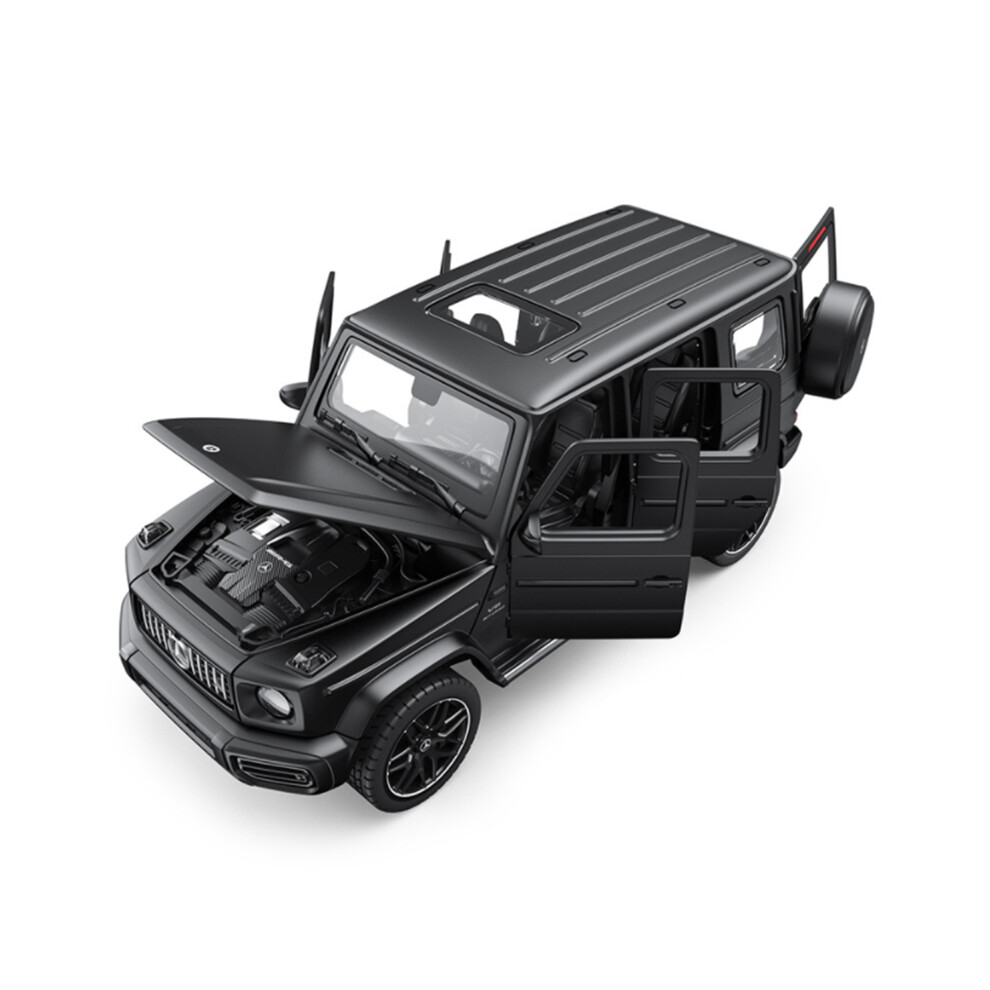 (Black) 1:32 Benz G63 SUV Alloy Car Model Diecasts Metal Off-road Vehicles Car Model Simulation Sound and Light Collection kids Toy Gift Toy Cars