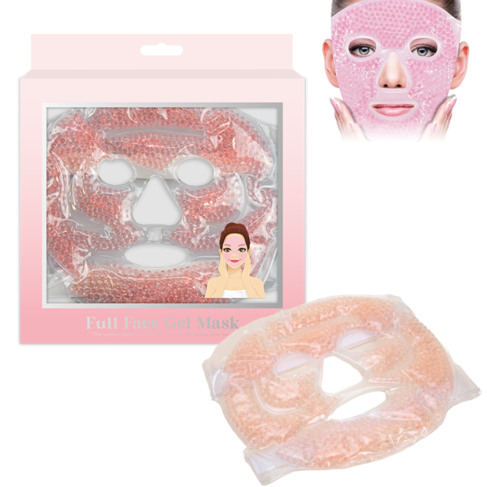 Lnd Gifts Cooling Gel Face Mask Cold Pain Headaches Stress Relief Muscle Sleep