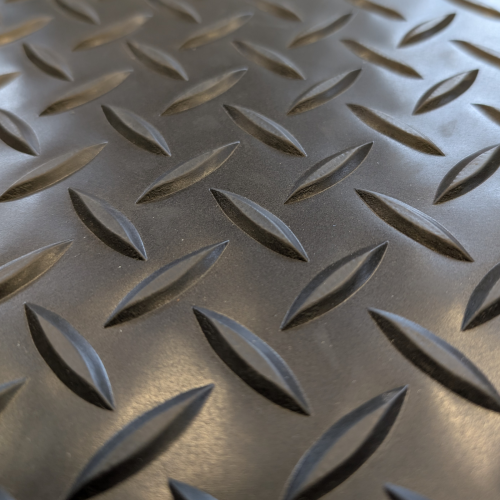 Anti Fatigue Mat - Comfort Foam Backing - Checker Surface- 90cm x 60cm 2