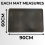 Anti Fatigue Mat - Comfort Foam Backing - Checker Surface- 90cm x 60cm 4
