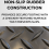 Anti Fatigue Mat - Comfort Foam Backing - Checker Surface- 90cm x 60cm 6