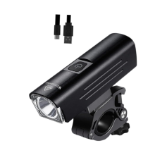 Bicycle Light Bike Lights Rechargeable Bicycle Headlights Front Cycling Front Light Handlebar Light Mountain Bike Riding Bike Light(Black)
