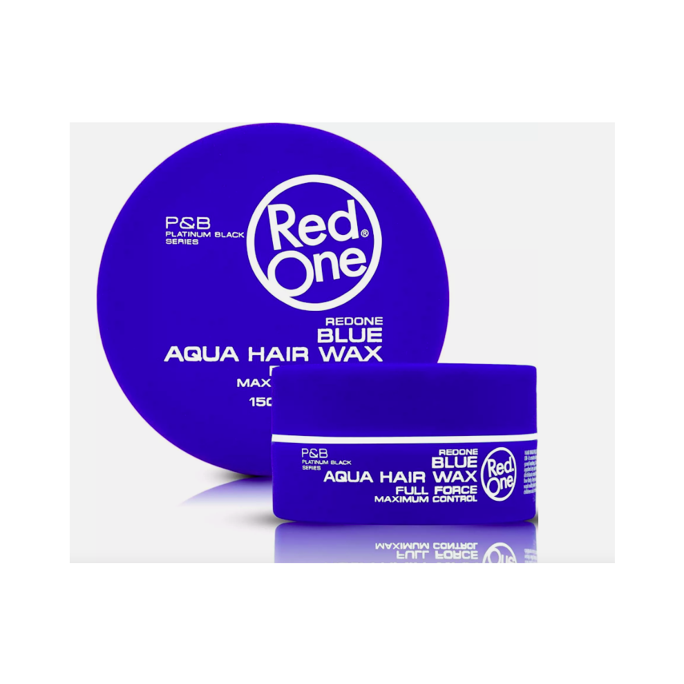 (1PCS) Red One Hair Styling Aqua Wax Blue Gel 150ml