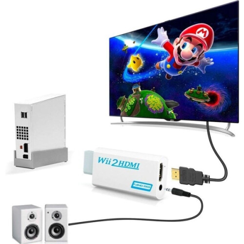 Nintendo Wii zu HDMI Adapter 1080p Full-HD 2