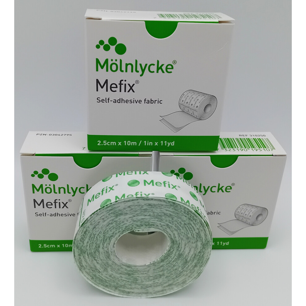 Molnlycke Mefix 2.5Cm X 10M X3 - Ref: 310250