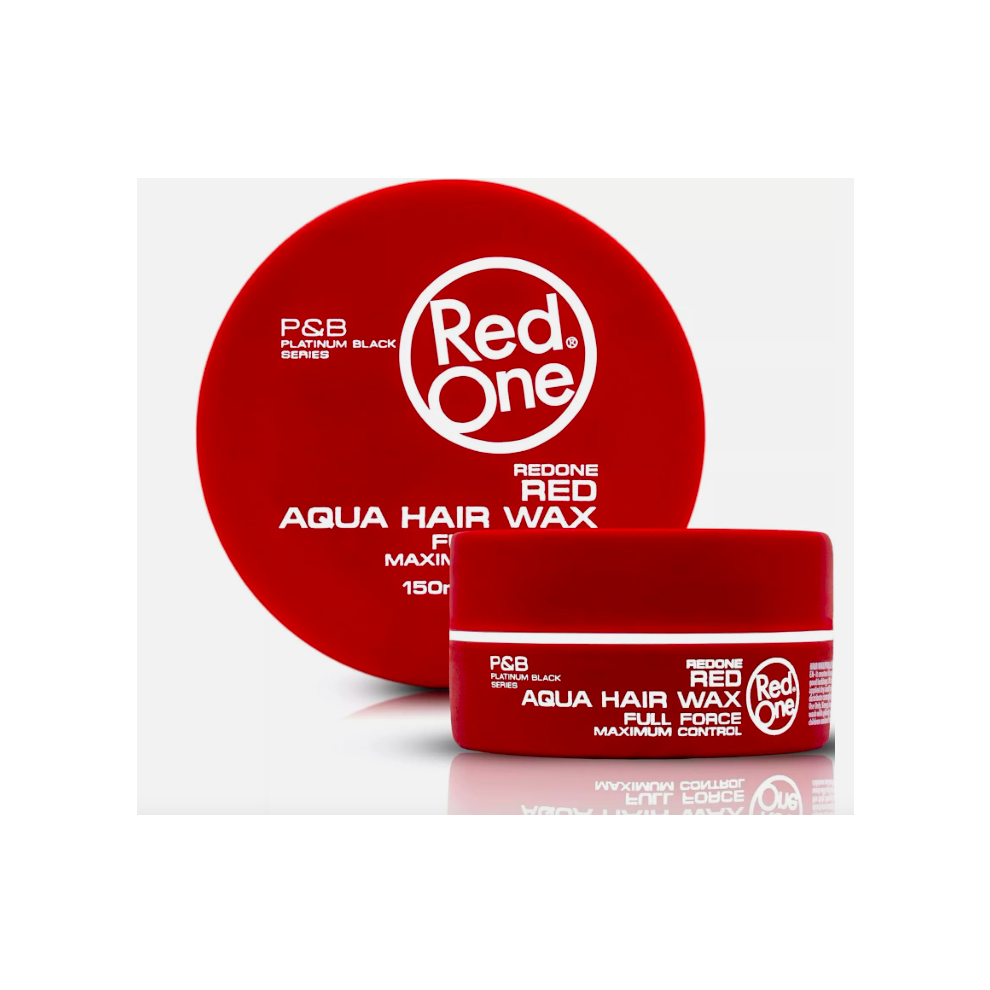 (1PCS) RedOne Hair Styling Red Aqua Wax Red 150 ml