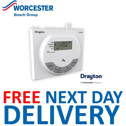 Drayton/Worcester LP10RF/DT10RF 22589DR Single Channel Programmer 87161066670 1