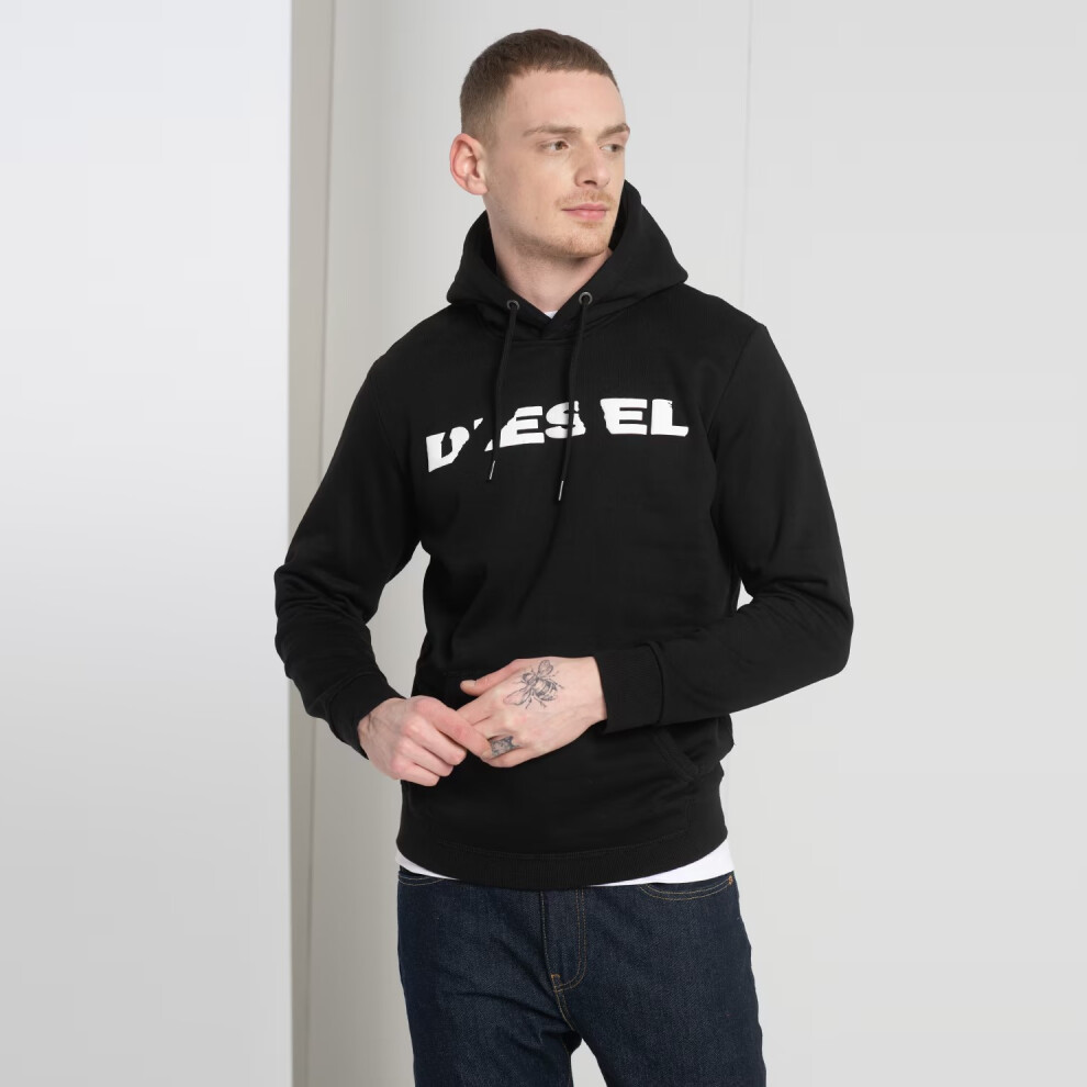 (Black, S) DIESEL S AGNES BRO Mens SWEAT Hoodie