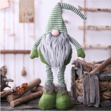 (Green) Christmas Craze Gonk Gnome Decoration Ornament Soft Dolls Toys Kids Gifts