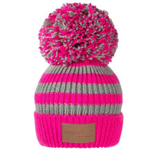 SWIMBLER WATERPROOF BOBBLE HAT - PINK FIZZ