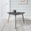Noa and Nani Malme Extra Large Side Table in Storm Grey and Natural Pine 1