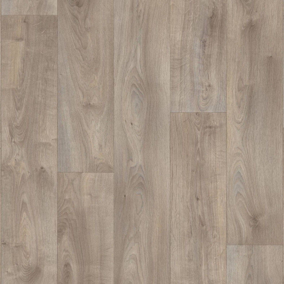 (Brown, 1M(3'3") X 2M(6'6")-2Mâ²) Contract Commercial Anti-Slip Vinyl Sheet Flooring For Office Shop 9501297949924
