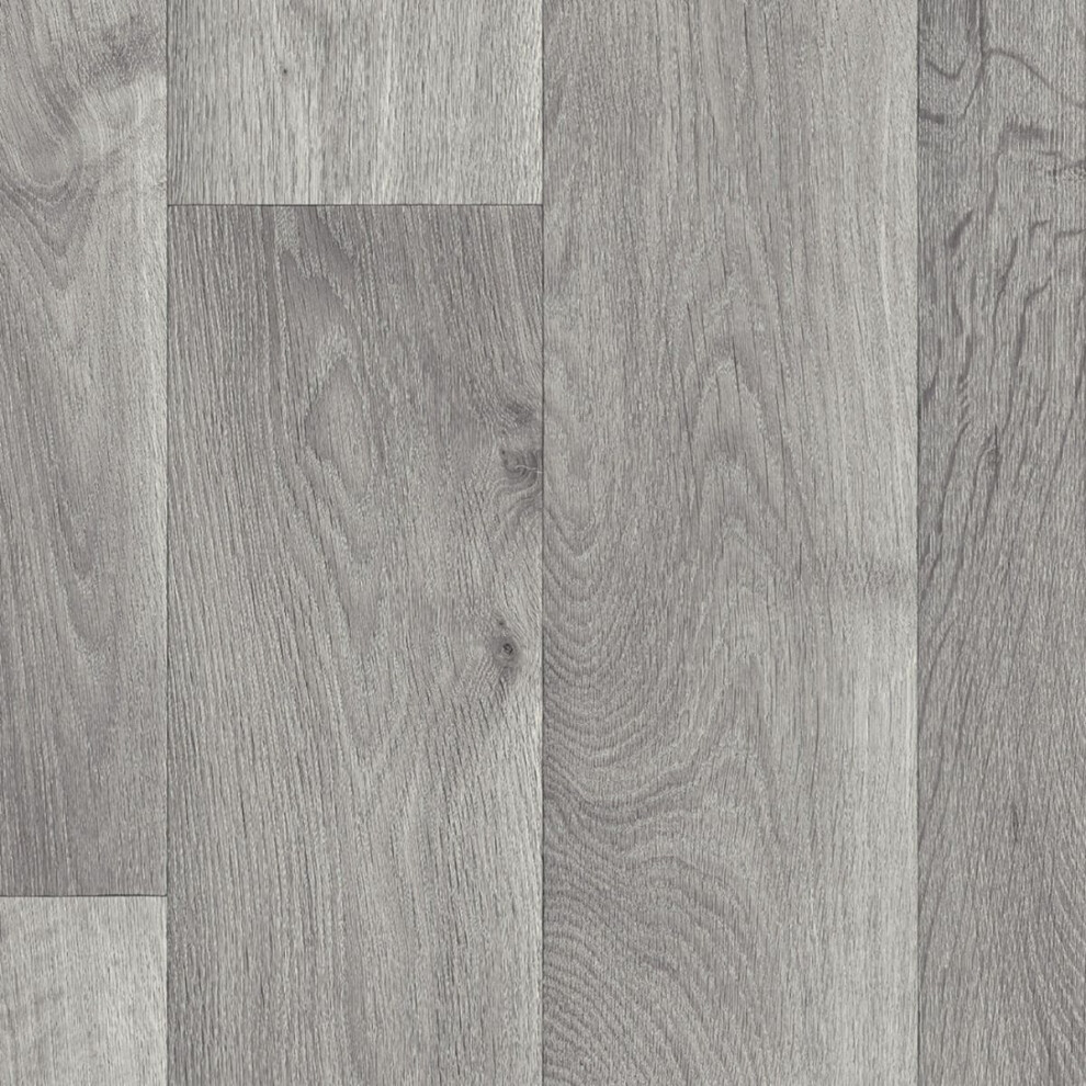(Light Grey, 7M(23') X 4M(13'1")-28Mâ²) Contract Vinyl Sheet Flooring 2.6Mm Thick Waterproof Linoleum 9506232853274