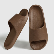 (Brown, 43?Foot Length25cm/9.84in) Men Summer Ultra Soft Slipper Antislip Sliders Sandals Stylish Simple Shoes