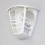Litecraft Francis Wall Lights Outdoor Half Lantern in White - 2 Pack 4