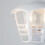 Litecraft Francis Wall Lights Outdoor Half Lantern in White - 2 Pack 5