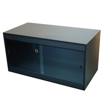 (3ft - 36x15x15 inches, Black) Repti-Life Plastic Vivarium - Waterproof