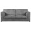 (Grey, 3 Seater) Luxor Fullback Cord Sofa Range 1