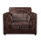 (Chocolate, Armchair) Luxor Fullback Cord Sofa Range 1