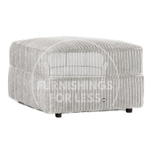 (Cream, Footstool) Luxor Fullback Cord Sofa Range