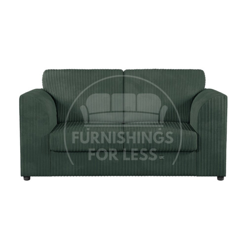 (Green, 2 Seater) Luxor Fullback Cord Sofa Range