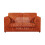(Orange, 2 Seater) Luxor Fullback Cord Sofa Range 1