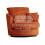 (Orange, Swivel Chair) Luxor Fullback Cord Sofa Range 1