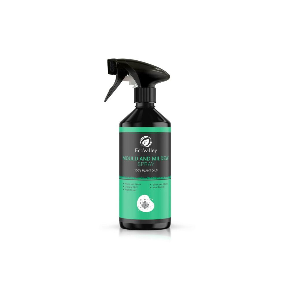 EcoValley Natural Black Mould and Mildew Remover Spray - 500ml