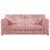 (Pink, 3 Seater) Luxor Fullback Cord Sofa Range 1