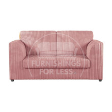 (Pink, 2 Seater) Luxor Fullback Cord Sofa Range