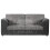 (Black & Grey, 3 Seater) Luxor Fullback Cord Sofa Range 1