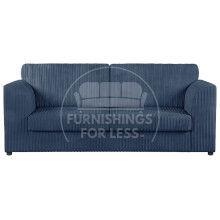 (Navy Blue, 3 Seater) Luxor Fullback Cord Sofa Range