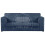 (Navy Blue, 3 Seater) Luxor Fullback Cord Sofa Range 1