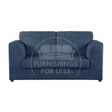 (Navy Blue, 2 Seater) Luxor Fullback Cord Sofa Range