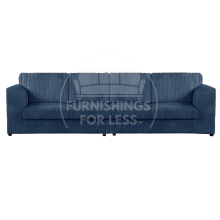 (Navy Blue, 4 Seater) Luxor Fullback Cord Sofa Range