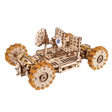 Quebra-cabeça 3D de madeira - UGEARS - Rover Lunar da NASA - 319 peças - Maquete 20 x 9.5 x 13.5 cm - Montagem 8 h