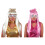 (White) Long Wig with Bow - Lady Gaga 1