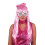 (White) Long Wig with Bow - Lady Gaga 4