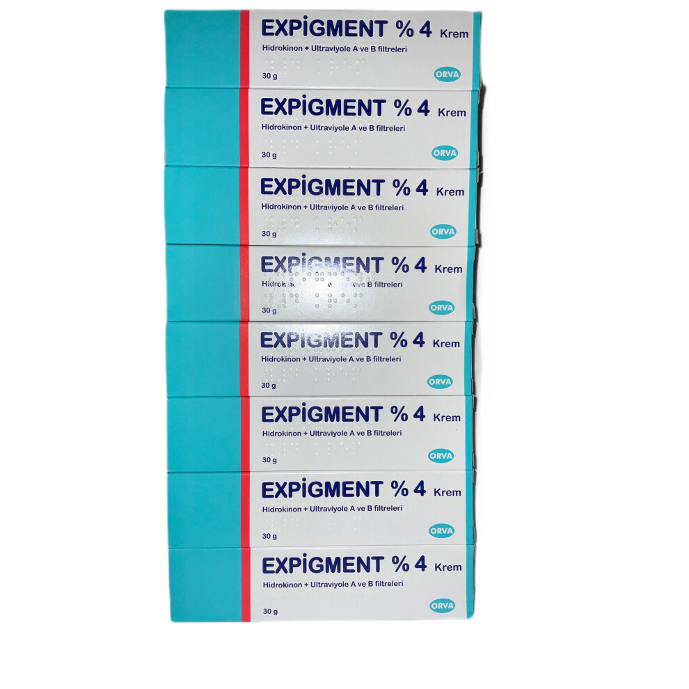 ORVA Expigment Cream 4% for Treatment of Melasma Dark Patches| 8 PACKS