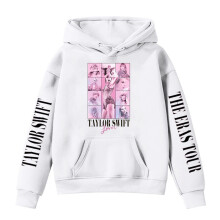(White, 120cm) Girls Hoodies 1989 Casual Taylor Sweatshirt Swifts Pullover Hooded (Style 1)