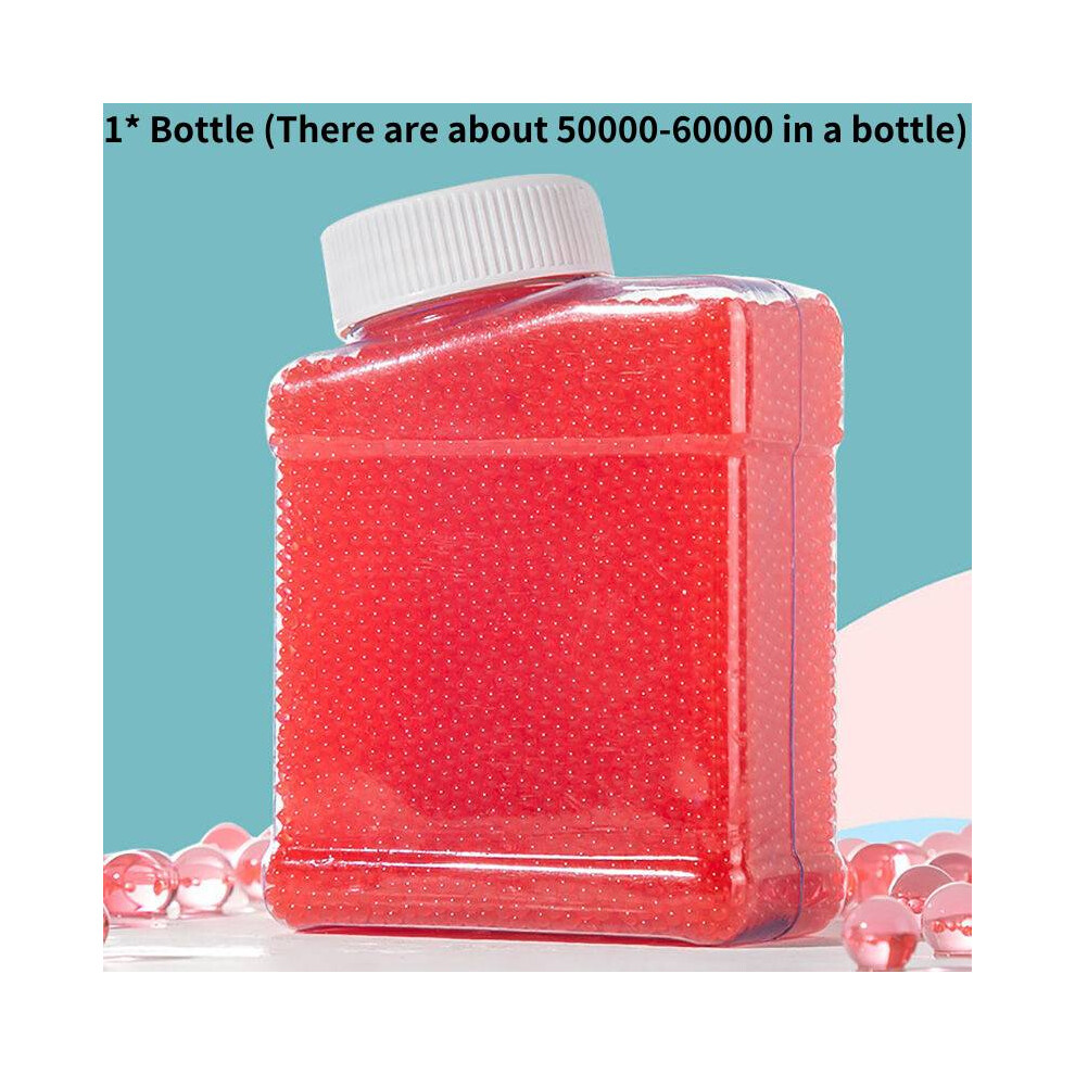 (Red) Gel 50000 Blaster Ammo Ball Refill Water Ammo Toy Splatter Gun 78mm Convenient