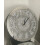 Large Round Number Diamond Crystal Mirror Wall Clock, 40 cm Silver 2