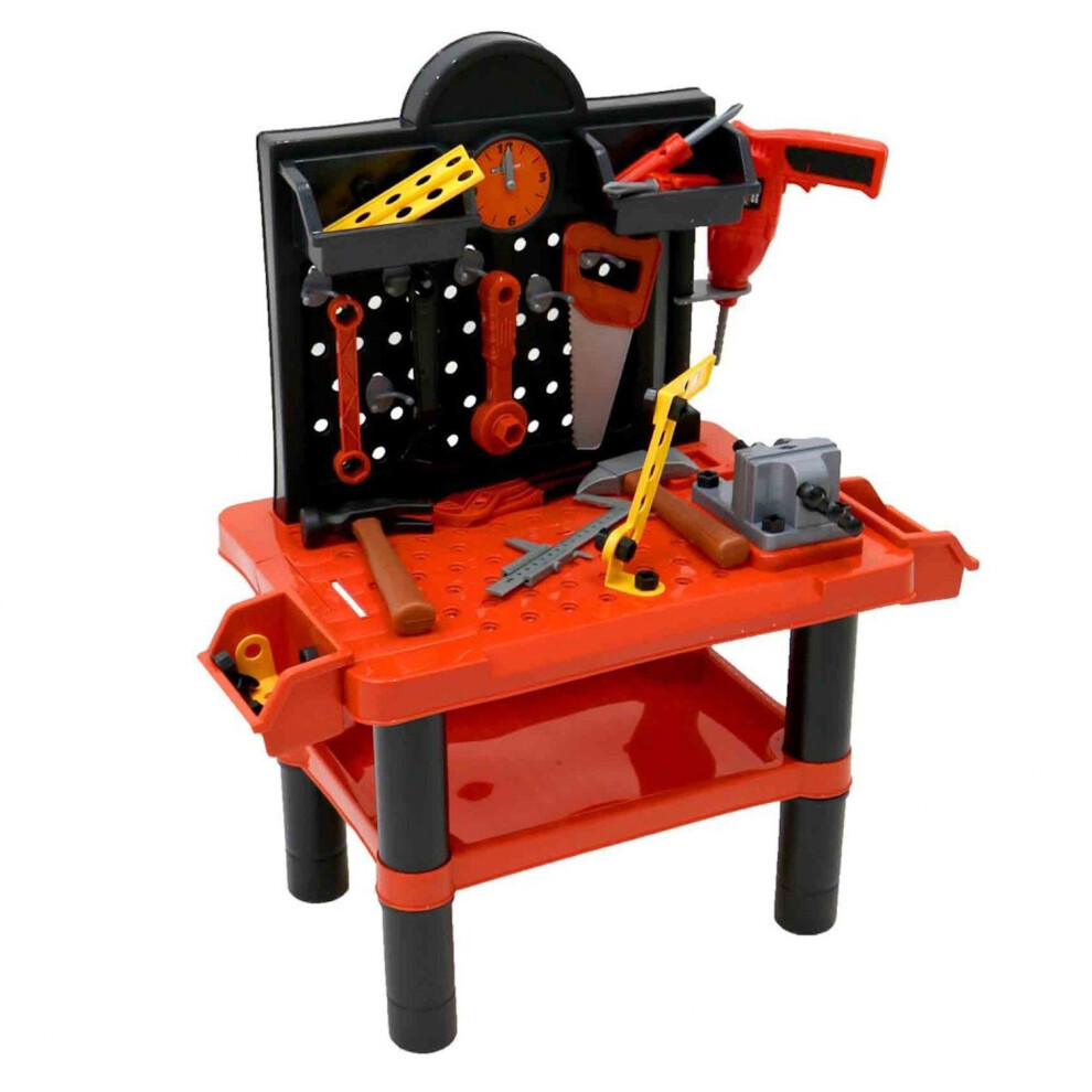 Oypla Childrens Kids Play Toy Workbench Tools Kit Workshop Playset