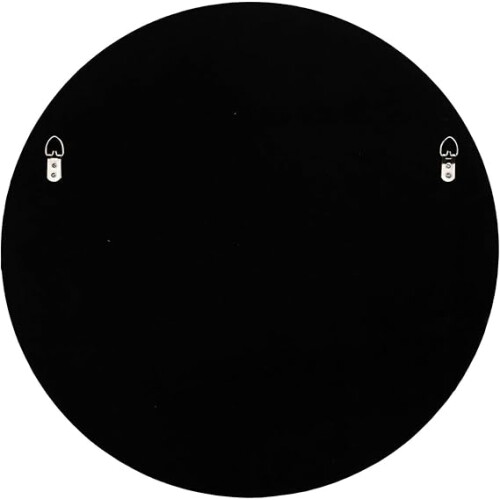 Crystal Round Silver Mirror, 40x40 cm, Frameless Wall Hanging Mirror 1
