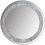 Crystal Round Silver Mirror, 40x40 cm, Frameless Wall Hanging Mirror 1
