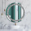 Crystal Round Silver Mirror, 40x40 cm, Frameless Wall Hanging Mirror 10